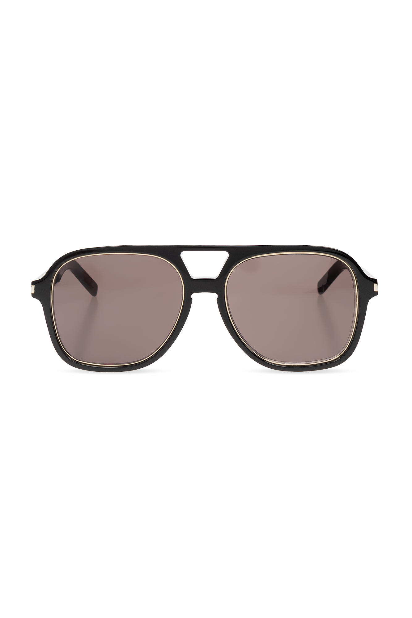 Black 'SL 602 RIM' sunglasses Saint Laurent - Mens Gold